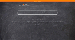 Desktop Screenshot of broadcasting.epl-schedule.com